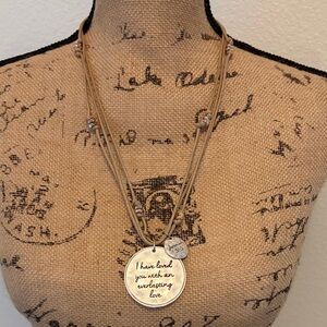 PRICE CUT.  
1946 
Beautiful Pendant Necklace with Engraving